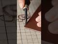 革のクリップボードを制作！　#レザークラフト #shorts