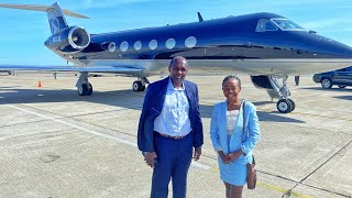 First Time Flying Private Jet With Kenyan Billionare!/Mr Julius Mwale