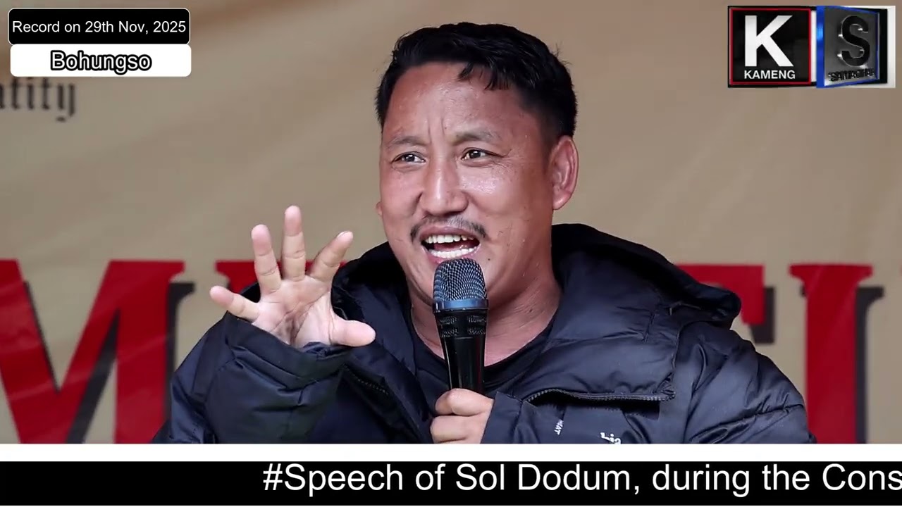 Speech of Sol Dodum on Lada-Sarli Frontier Highway Compensation Scam 