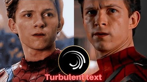 turbulent text effect tutorial | Alight motion (+Preset)