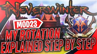Explaining MY DPS ROGUES Rotation STEP BY STEP in Neverwinter