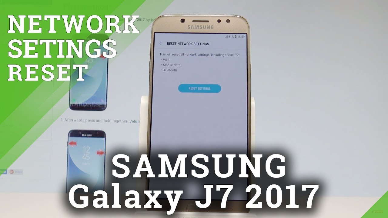 How to Reset Network Settings on SAMSUNG Galaxy J7 2017 - Reset Wi-Fi List  |HardReset.Info