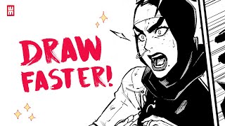 TRY THIS to Draw Comics FASTER!