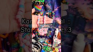 Star necklace kandi tutorial !! :3 #kandi #kandikid #scenekid #therian #therianpride #therianthropy