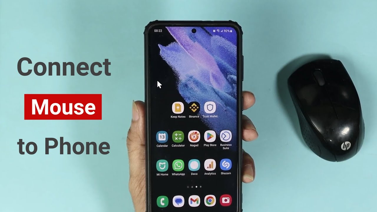 How to Connect Wireless Mouse to Phone with USB Type C - YouTube