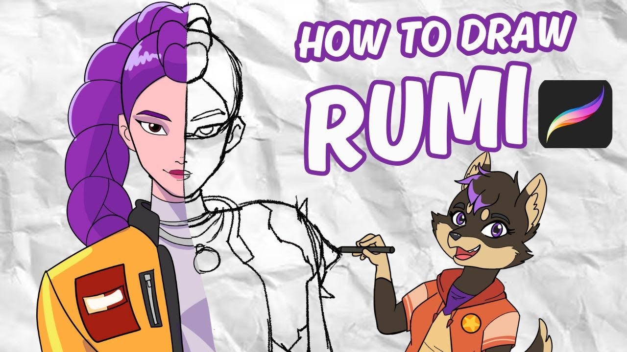 How to Draw Rumi from Kpop Demon Hunters | Step by Step Tutorial