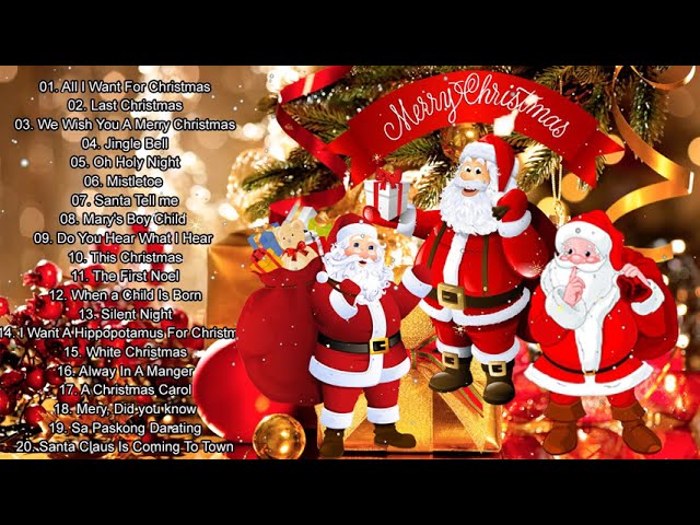Mariah Carey, Boney M,Jose Mari Chan,  Celine Dion, 🎅🏼 Best Christmas Songs Of All Time 🔔 class=