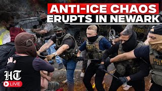 LIVE | Anti-ICE Protesters Clash With Federal Officers Outside Delaney Hall in Newark