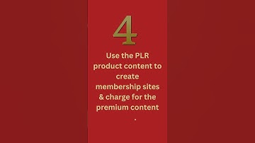 7 Ways To Make Money with PLR Products #easysidehustles #plrproduct #makemoneyonline #passiveincome