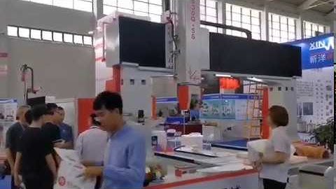 5 axis cnc router 1530 shown at exhibition 1-5th Sep,2019 in Shenyang city China