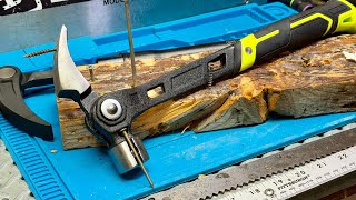 Better Demolition Tool | Sakerplus - Multi-Function Hammer & Claw Technology 