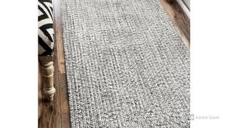Awesome Salt/Pepper Braided Area Rug!