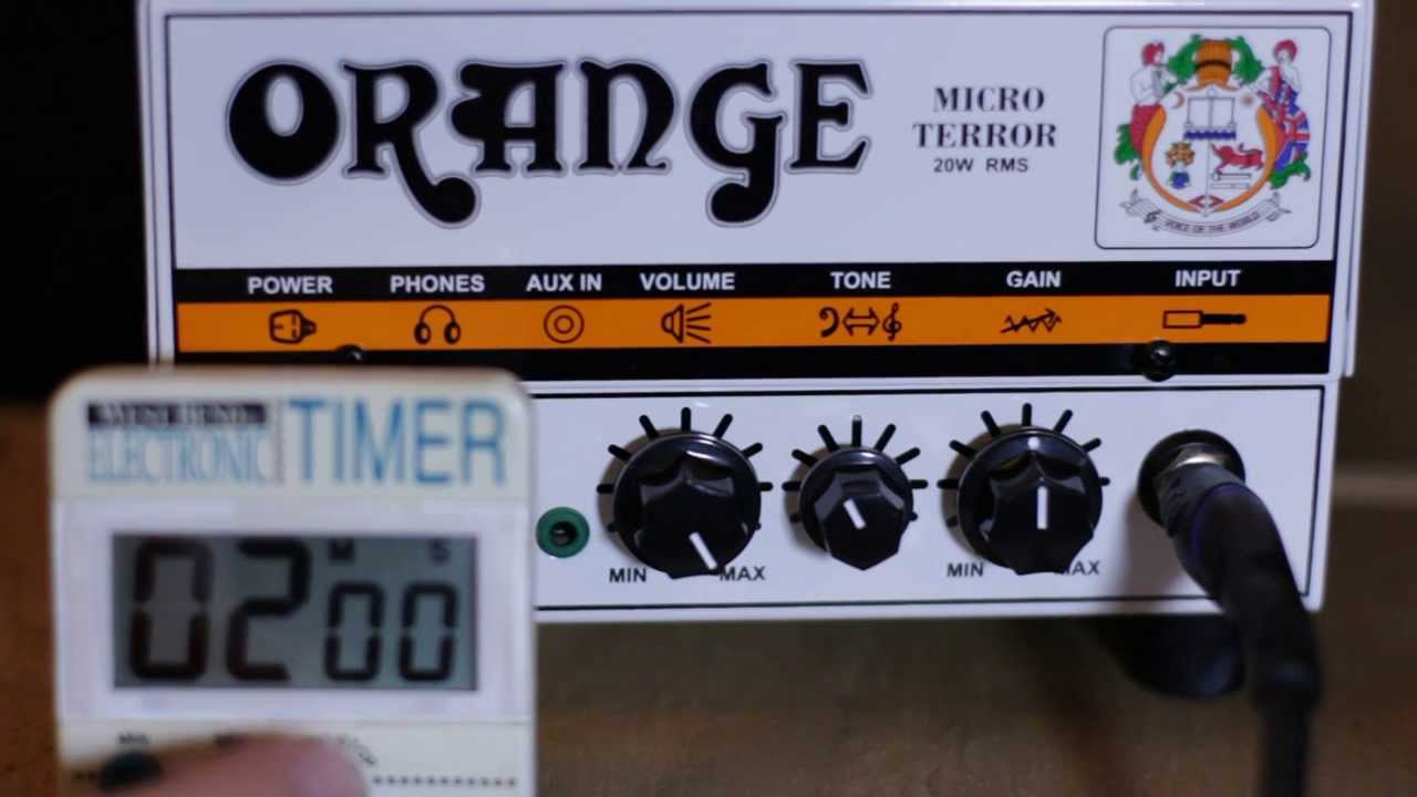 ORANGE MICRO TERROR IN 2 MINUTES (TELECASTER)