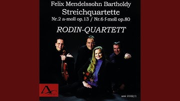 String Quartet No. 2 in A Minor, Op. 13: III. Intermezzo. Allegro con moto - Allegro die molto