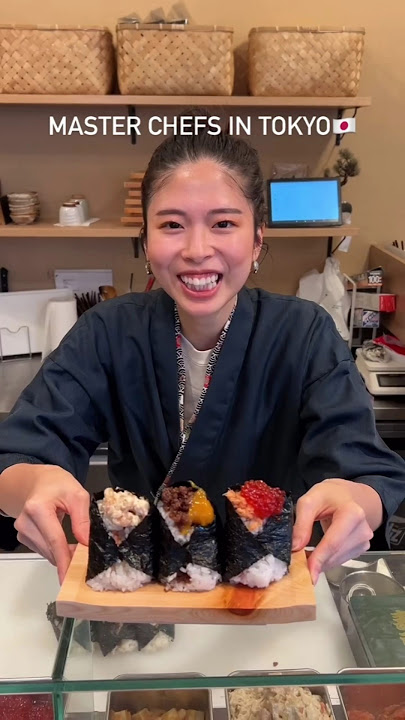 Look! This is how sushi is made with various toppings #shorts