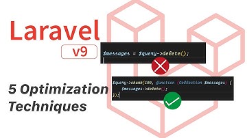 5 Optimization Techniques in Laravel | Laravel 9 | Laravel 2022