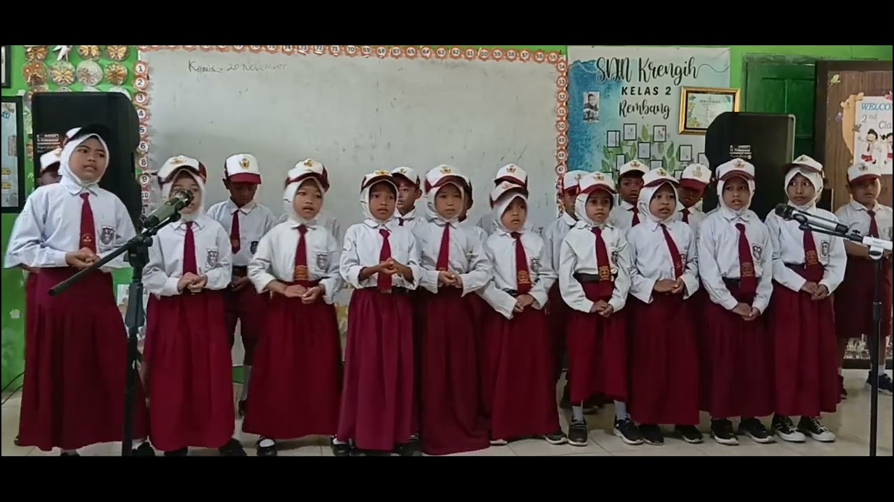 Terbaik 4 Lomba Padus Antar Kelas (Indonesia Raya, Mengheningkan Cipta, dan Jasamu Guru)_KELAS 3