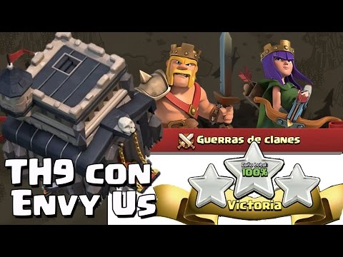 ¡¡VARIEDAD DE EJÉRCITOS PARA HACER PLENOS EN TH9!! | Guerra 400 de EnVy US (Parte 2) Clash of Clans
