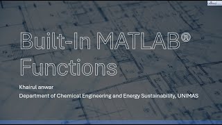MATLAB function