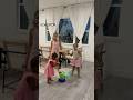 Dad catches daughters playing with huge bubble machine #shorts