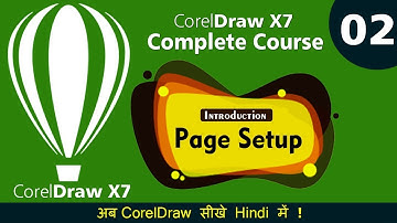 How to do Page Setup in CorelDraw X7 in Hindi