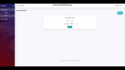 ProShip.io Shipment Demo
