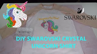 DIY SWAROVSKI CRYSTAL UNICORN SHIRT screenshot 4