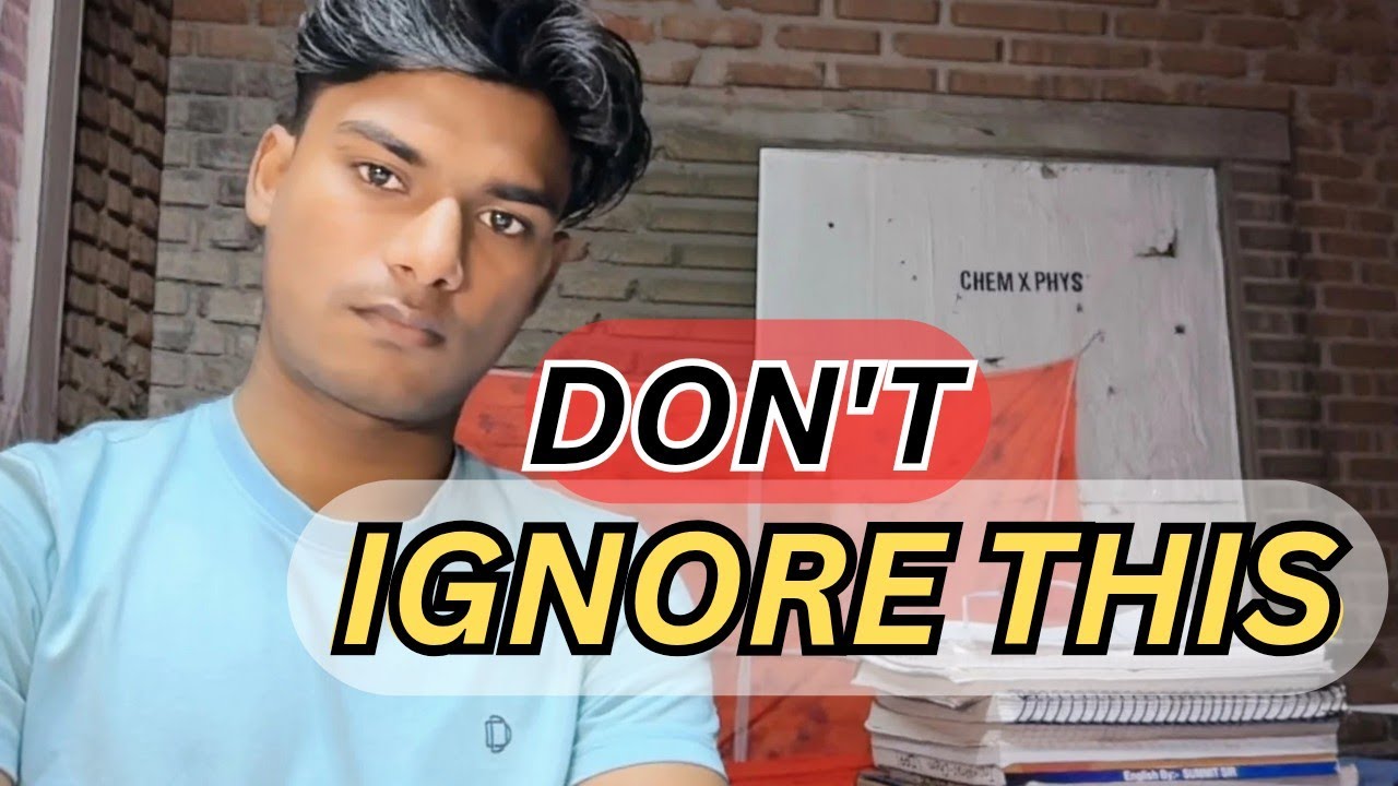 I Stopped Studying Today… Here’s Why 😔 | JEE Journey #vlog #firstvlog ...