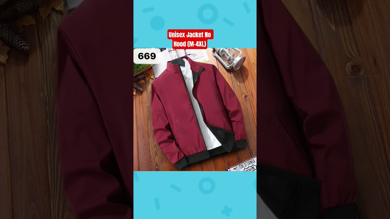 Unisex Jacket No Hood (M-4XL). Click the link in my post' comments to buy. 