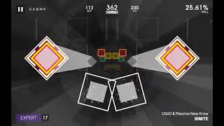 [polytone] IGNITE (EXPERT Lv.17) - Chart View screenshot 5