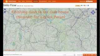 A day of riding in the Peaks - Velo Flow animation of Strava rides - VeloViewer.com
