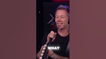 JAMES HETFIELD ON HIS HIGH SINGING VOICE #metallica #jameshetfield #howardsternshow #shorts