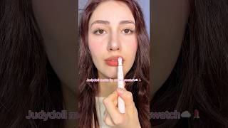 Judydoll Matte Lip Cream Swatch