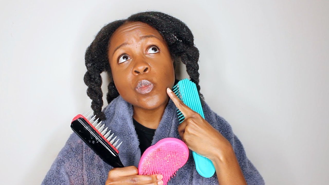 Detangling Natural Hair Denman Vs Tangle Teezer Vs Felicia