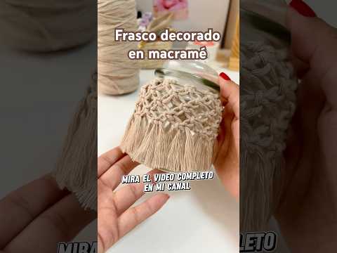 🎬 Video relacionado con tarros decorados de velas