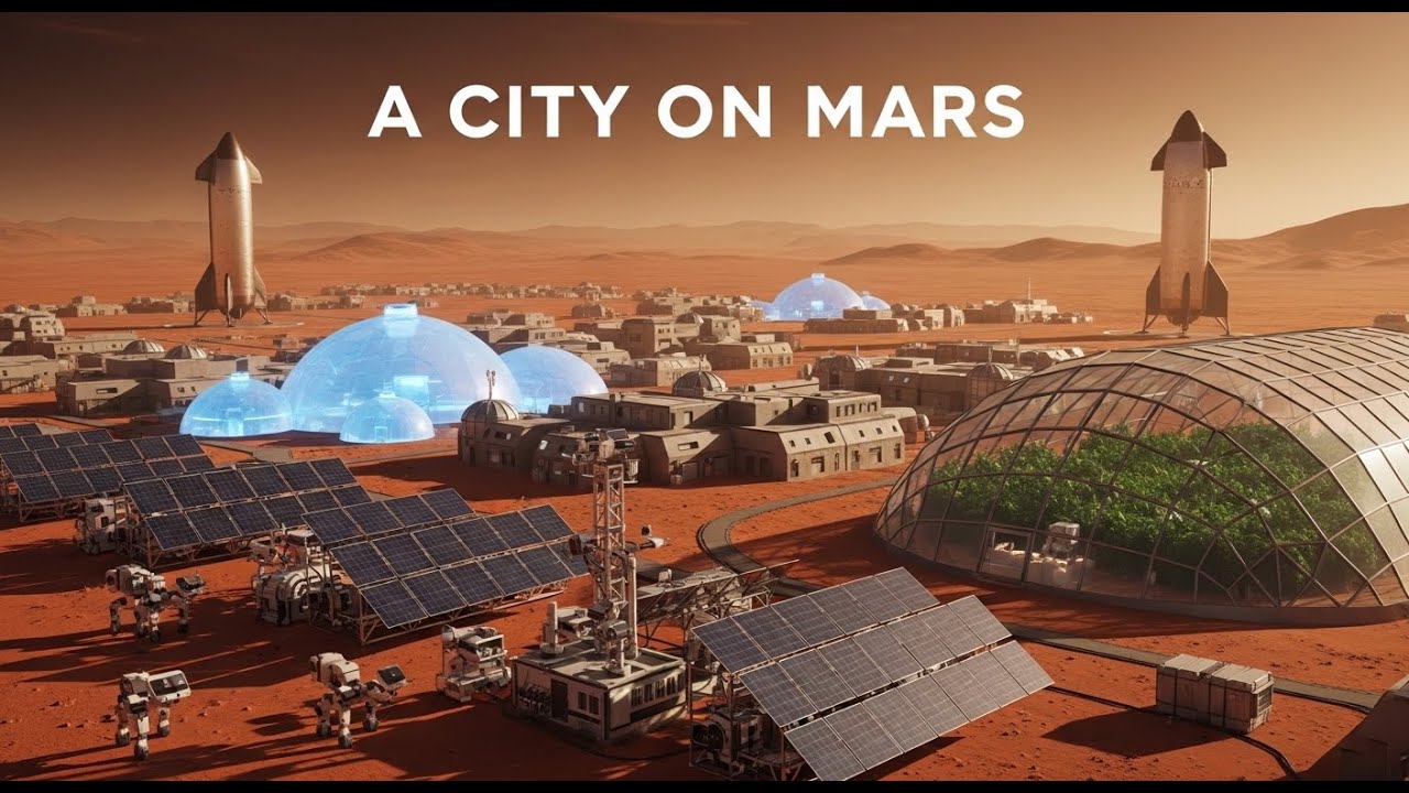 spacex plans to build a self sustaining city on mars by 2050