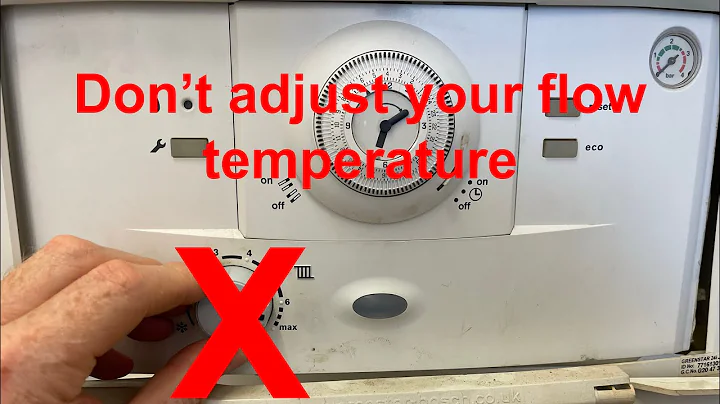 Don't adjust your  heating flow temperature until you have watched this video. #saveenergy