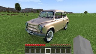 realistic car in minecraft... screenshot 1