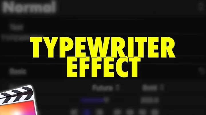 Create Stunning Typewriter Text in Final Cut Pro X