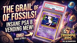 Epic Digital Pack Opening! 1997 Japanese Mystery of the Fossils Mew PSA 8 on Triumph Rips Epic Digital Pack Opening! 1997 Japanese Mystery of the Fossils Mew PSA 8 on Triumph Rips