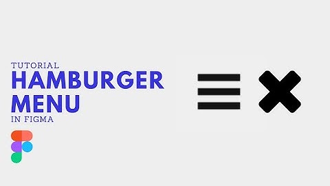 Figma tutorial - Hamburger menu animation | UI/UX design
