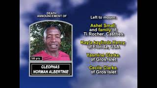 Cleophas Norman Albertinie long