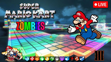 BLACK OPS 3 CUSTOM ZOMBIES! (Mario Kart Rainbow Road Map)