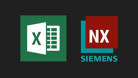 NX Nights: 3 - External Excel Files In NX