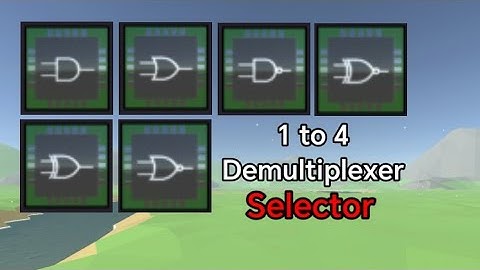 Evertech Sandbox : 1 to 4 Demultiplexer Selector Logic Gate Circuit..