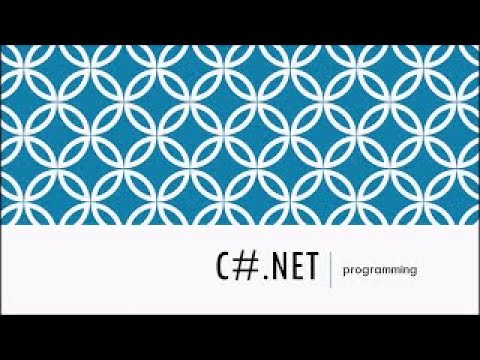 C# Tutorial 1 - how to create simple console application