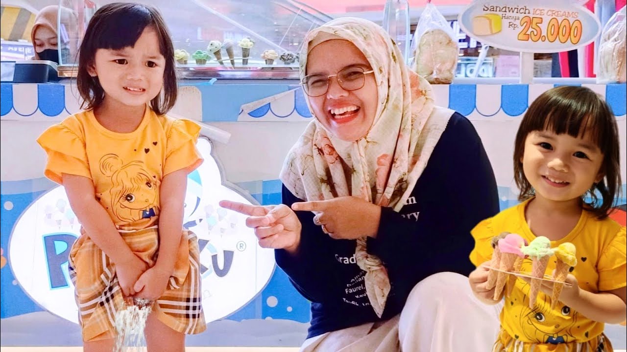 ARUMI BORONG ES KRIM MUNGIL 🍦 KEBELET NGOMPOL | Fakhira Kibbo