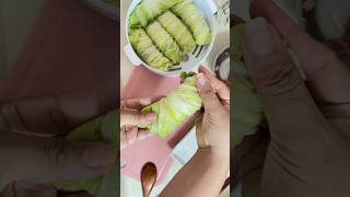 You gonna love this - Stuffed cabbage rolls #shorts