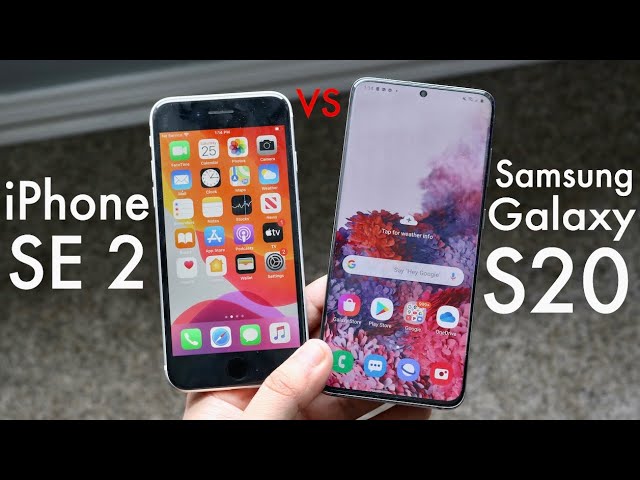 Iphone Se Vs Samsung Galaxy S Comparison Review Youtube