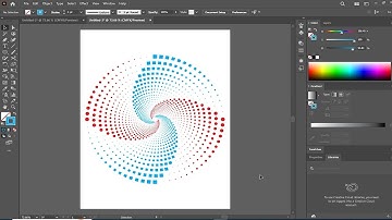 How to create dotted spiral vortex in Adobe Illustrator